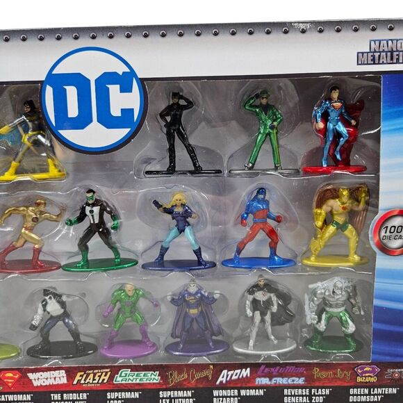 NEW DC Comics Jada 20 Die-Cast Figures Set, Nano Metalfigs Series 4, New in Box - Picture 10 of 10